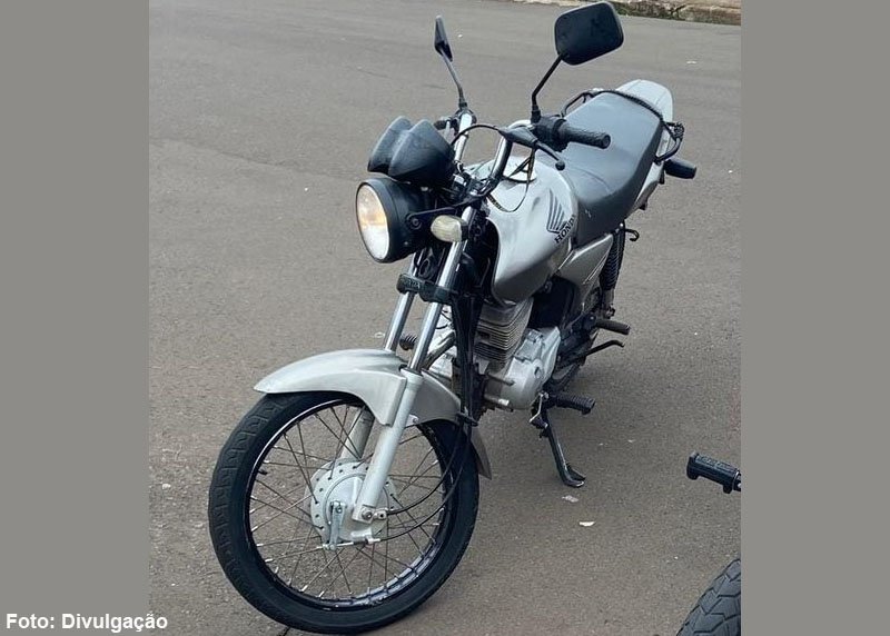 Moto de trabalho furtada em Bastos ainda não foi localizada